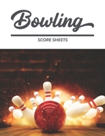 Bowling Score Sheets: Bowling Score Record for 5 players perfect for League Bowlers , white record player for Bowling Record Year Books, Pads and ... and Team Records.8.5” x 11” ,100 pages 1670322688 Book Cover