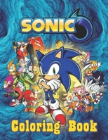 Sonic Coloring Book: Sonic the hedgehog jumbo coloring books, Jumbo Sonic Coloring Book For Kids Ages (Ages 3-6, 6-8, 8-12), Great Coloring Book for Boys, Girls, Toddlers, Preschoolers, Kids 1655671693 Book Cover