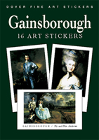 Gainsborough: 16 Art Stickers (Dover Fine Art Stickers) 048642894X Book Cover