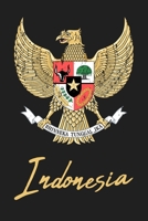 Indonesia: Coat of Arms 120 Page Lined Note Book 1657185435 Book Cover