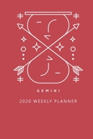 Gemini 2020 Weekly Planner (Red) 1710301732 Book Cover