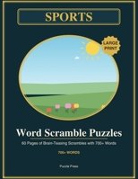 Big Book of sports word scrambles: Sports word scramble book B0HD81QJ15 Book Cover