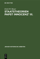 Staatstheorien Papst Innocenz' III. 3112435532 Book Cover