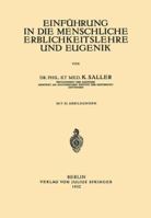 Einfuhrung in Die Menschliche Erblichkeitslehre Und Eugenik 3540011714 Book Cover