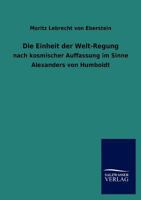 Die Einheit Der Welt-Regung 3846007153 Book Cover