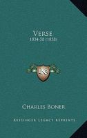 Verse: 1834-58 1104520966 Book Cover