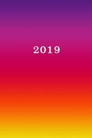 2019: Kalender/Terminplaner: 1 Woche Auf 2 Seiten, Format Ca. A5, Cover Schwarz 172112053X Book Cover