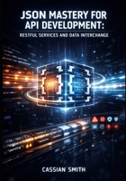 JSON MASTERY FOR API DEVELOPMENT: RESTFUL SERVICES AND DATA INTERCHANGE: BUILD EFFICIENT APIS WITH JSON SCHEMA VALIDATION, PARSING, SERIALIZATION, AND MODERN WEB SERVICE INTEGRATION B0GP73ZFPH Book Cover