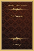 Five Sermons 9356014698 Book Cover