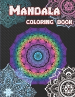 Mandala coloring book: beautiful, gorgeous and awesome floral 100 pages mandalas coloring book B09JRCFL6S Book Cover