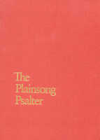 Plainsong Psalter 0898691621 Book Cover