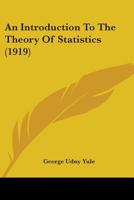 Introduction to the Theory of Statistics 9353897793 Book Cover