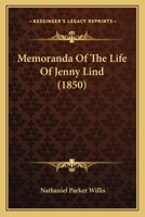 Memoranda of the Life of Jenny Lind 1017086036 Book Cover