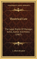 Theatrical Law 124013617X Book Cover