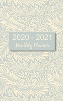 2020 - 2021 Monthly Planner: Larkspur Floral 2-Year Pocket Planner 1692256106 Book Cover