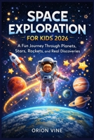 Space Exploration for Kids 2026: A Fun Journey Through Planets, Stars, Rockets, and Real Discoveries B0GTMJ9JGZ Book Cover