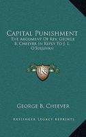 Capital Punishment 1022793500 Book Cover