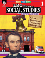 180 Days of Social Studies for First Grade (Grade 1): Practice, Assess, Diagnose 1425813933 Book Cover