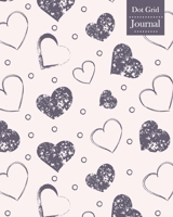 Dot Grid Journal: Notebook Planner with Grunge Hearts Themed Cover Design 1707952779 Book Cover