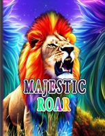 MAJESTIC ROAR: A Captivating Lion Coloring Book for Adults B0C7J9CY9L Book Cover