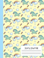 Story journal: Dashed Midline and Picture Space Grades K-2 I 10 pages with Alphabet Tracing Chart and Letter Tracing Practice Sheets Large Size (8.5x11, A4) Great for Developing Creativity and Learnin 1692588230 Book Cover