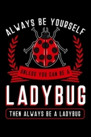 Always Be Yourself Unless You Can Be a Ladybug Then Always Be a Ladybug: Ladybird Notebook to Write in, 6x9, Lined, 120 Pages Journal 1702751511 Book Cover