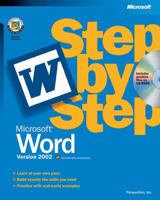 Microsoft Word Version 2002 Step By Step (With CD-ROM) 0735612951 Book Cover