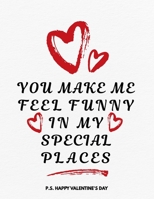 Valentine's Day Notebook: You Make Me Feel Funny In My Special Places, Funny Valentines Gift Idea for Girlfriend or Boyfriend, Wife or Husband 1656516888 Book Cover