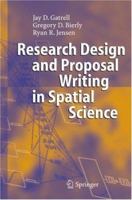 Research Design and Proposal Writing in Spatial Science 940072280X Book Cover
