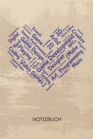 NOTIZBUCH A5 Dotted: Spieleentwickler Notizheft GEPUNKTET 120 Seiten - Game Design Notizblock Ich liebe Spieleentwicklung Skizzenbuch - Game Design Geschenk f�r Game Designer Entwickler Programmierer 1710309105 Book Cover