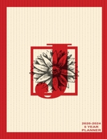 J 2020-2024 5 Year Planner: Beautiful Letter J Monogram 2020-2024 Daily, Monthly, Organizer, Appointment Scheduler, Personal Journal, Logbook, 60 Months Planner Calendar. 1671639510 Book Cover