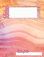 Notes : Cornell Notes. Great for Middle, High School, and College. Includes Note-Taking and Stud Tips 1650091672 Book Cover