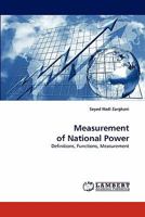 Measurement of National Power: Definitions, Functions, Measurement 3843371911 Book Cover
