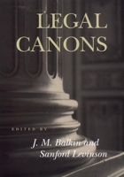 Legal Canons 0814798578 Book Cover