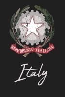 Italy: National Emblem 120 Page Lined Note Book 1657201821 Book Cover