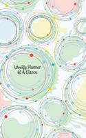 Weekly Planner at a Glance: 52 Weeks + to Do List + Journaling Pages + Cute Weekly Planner Girly Design on Cover (5 X 8 Inches / White) 1988245400 Book Cover