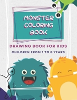 Monster coloring book: 50 baby monsters for kids B0CCCMWDSC Book Cover