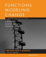 Functions Modeling Change: A Preparation for Calculus - Instructor's Manual 0470108193 Book Cover