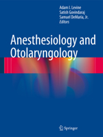 Anesthesiology and Otolaryngology 149394116X Book Cover