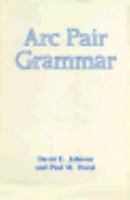 Arc Pair Grammar 0691615586 Book Cover