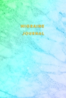 Migraine Journal: Diary for repeated severe headaches Logging date, duration, triggers, symptoms, relief measures and medication used Blue, green and aqua marble design 1705947468 Book Cover