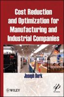 Cost Reduction and Optimization for Manufacturing and Industrial Companies 0470609575 Book Cover