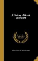 A History of Greek Literature 1343695023 Book Cover