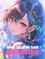 Anime Coloring Book: Girls Edition: Anime & Manga Art For Enthusiasts & Stress Relief Coloring (Anime & Manga Coloring Books) B0CQNFCMTD Book Cover