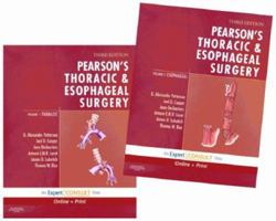 Pearson's Thoracic and Esophageal Surgery: Expert Consult: Online and Print , 2- Volume Set 0443068615 Book Cover