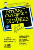 Internet Explorer 4 For Windows For Dummies Quick Reference 0764501887 Book Cover
