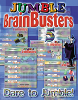 Jumble Brainbusters: Dare to Jumble (Jumble Brain Busters) 1572435488 Book Cover