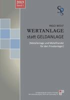 Wertanlage Statt Geldanlage 3944617053 Book Cover