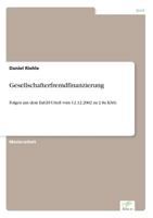 Gesellschafterfremdfinanzierung 3838678737 Book Cover