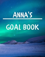 Anna's Goal Book: New Year Planner Goal Journal Gift for Anna / Notebook / Diary / Unique Greeting Card Alternative 1677103442 Book Cover